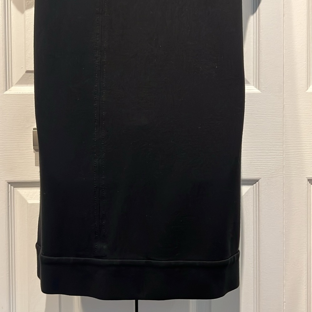 Diane Von Furstenberg Black Cap Sleeve Shift Dress Size 10 - Picture 8 of 9